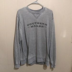 Men’s size L gray Southern Marsh pullover